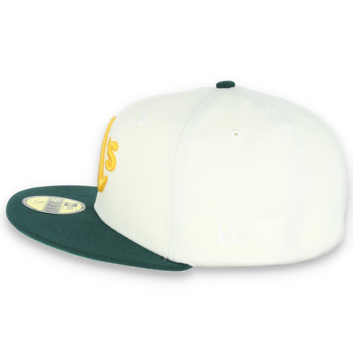 New Era Oakland Athletics 59FIFTY Fitted 30th Anniversary Patch-Ivory Hat