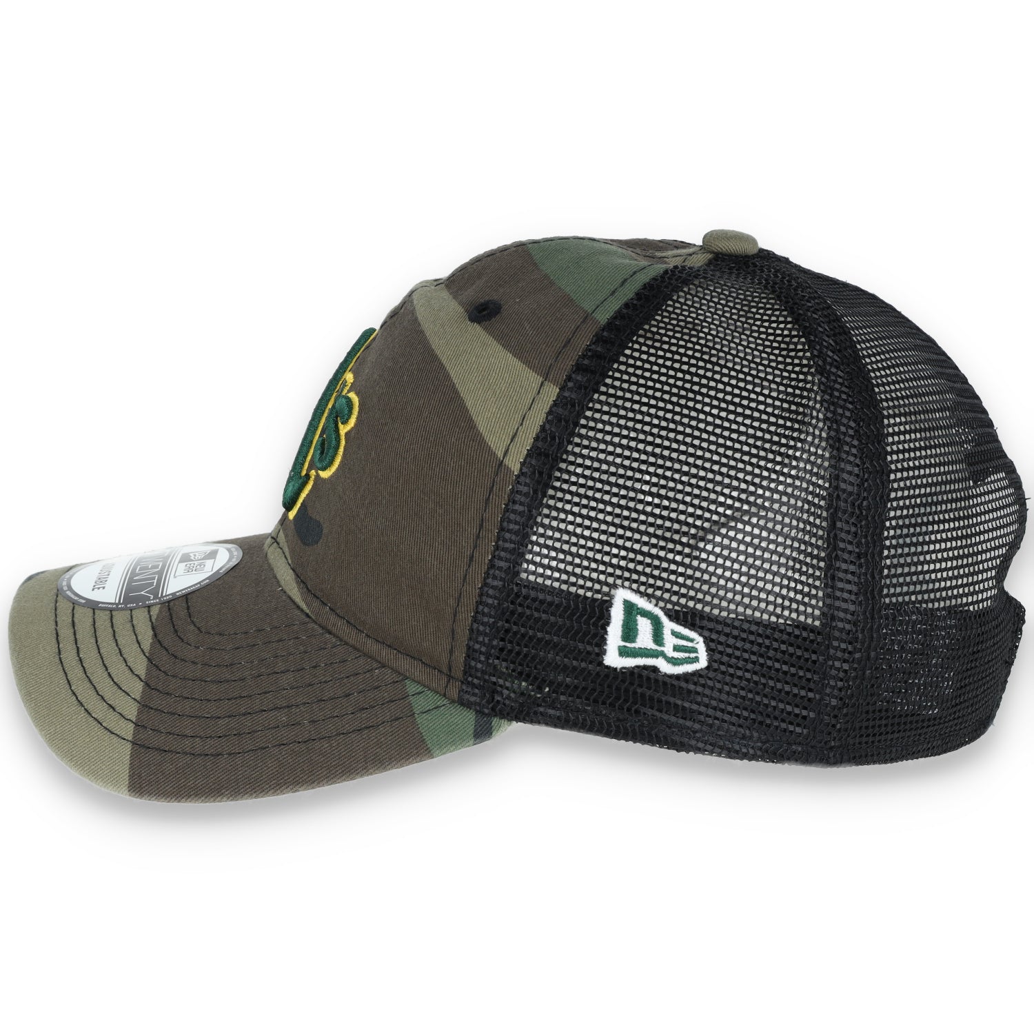 New Era Oakland A's Trucker 9TWENTY Adjustable Hat - Camo