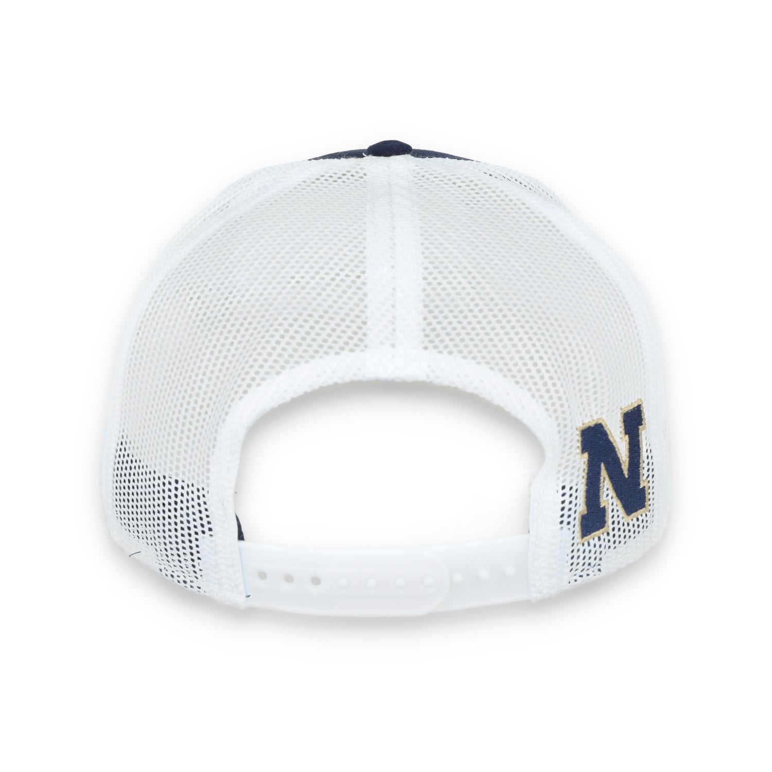 Napa High Grizzlies Flat Bill with Mesh Back Cap-Navy/White