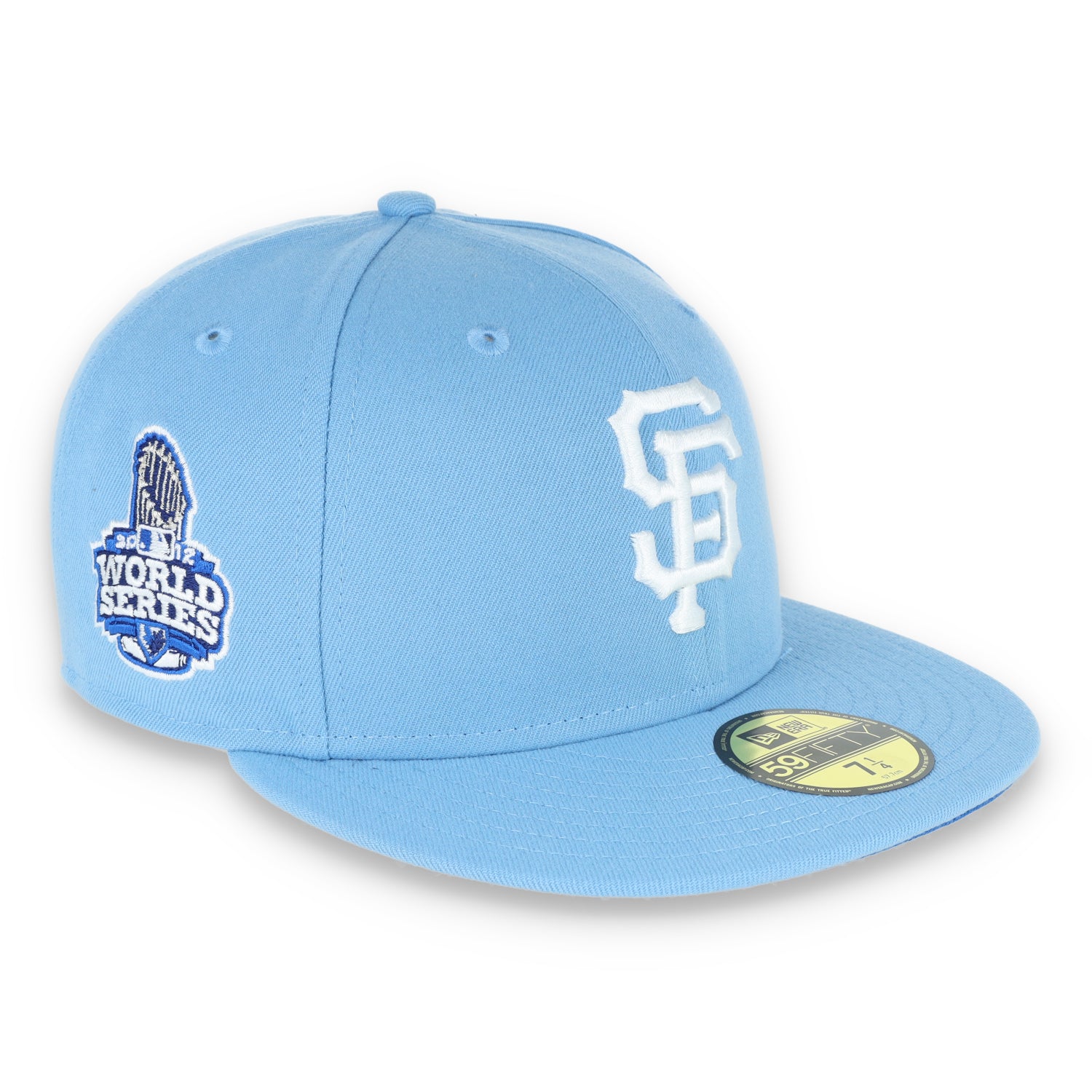 NEW ERA SAN FRANCISCO GIANTS 2012 WS PATCH 59FIFTY FITTED HAT-SKYBLUE/ROYAL