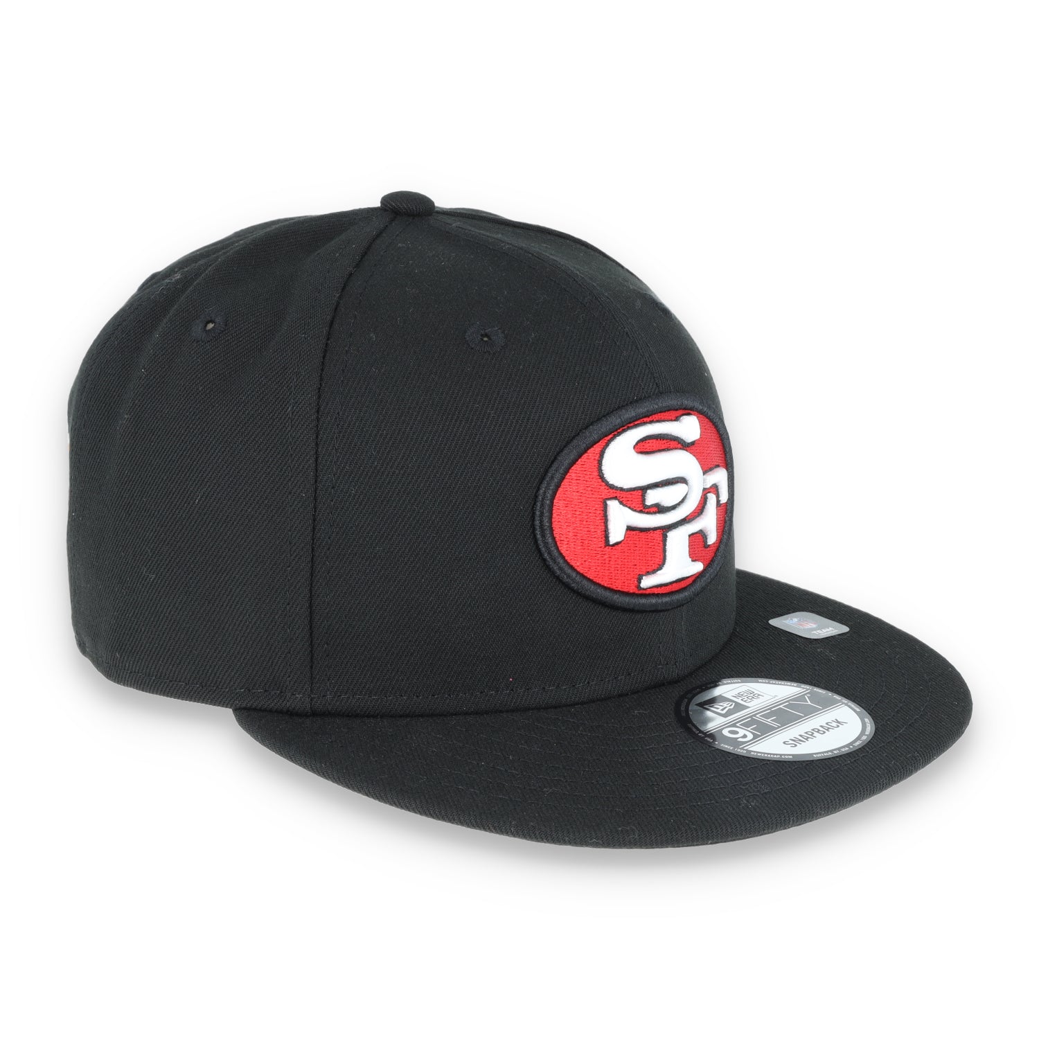 New Era Black San Francisco 49ers Super Bowl XXIX Side Patch 9FIFTY Hat-blk/red