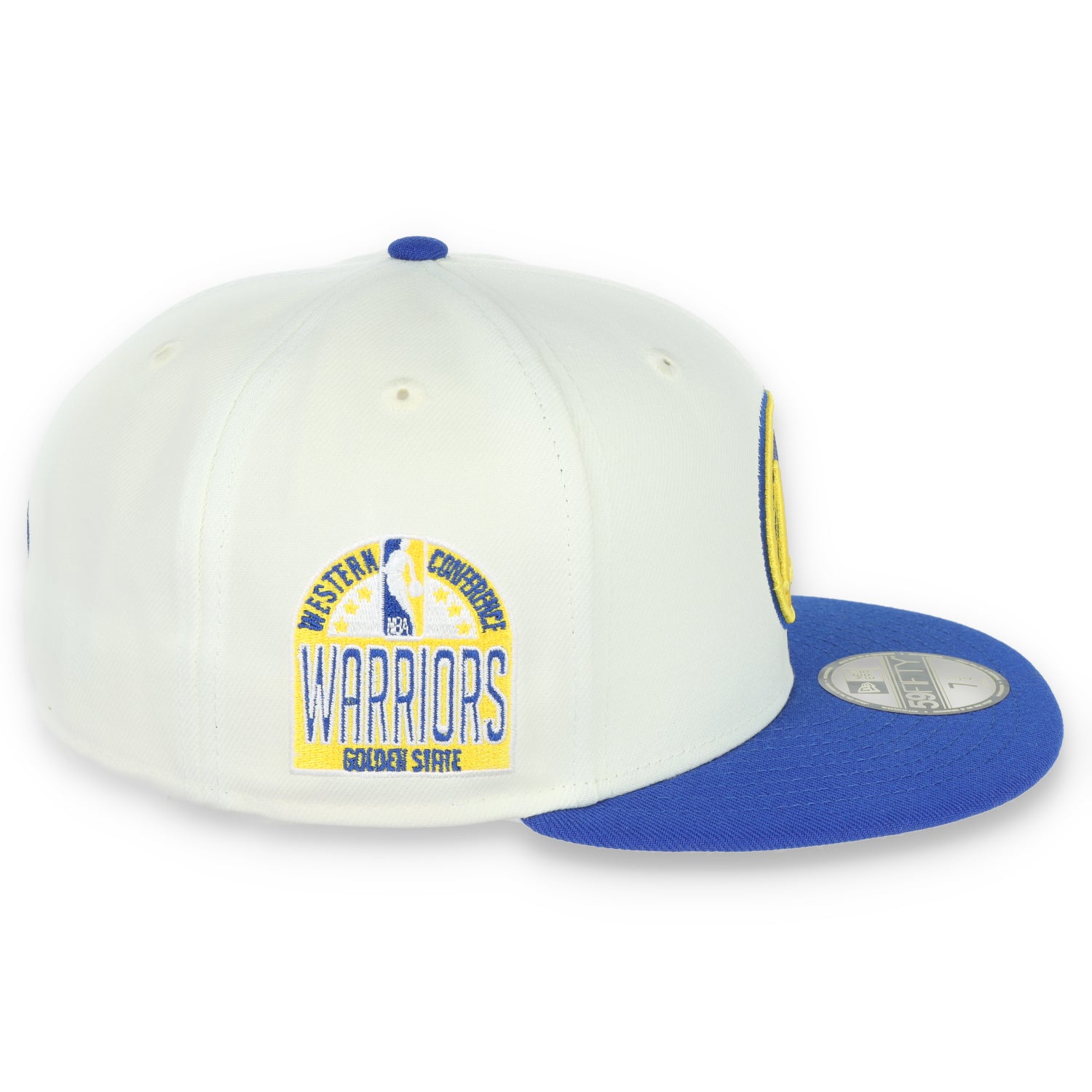 New Era Golden State Warriors Retro E1 59FIFTY Hat-Cream/Royal
