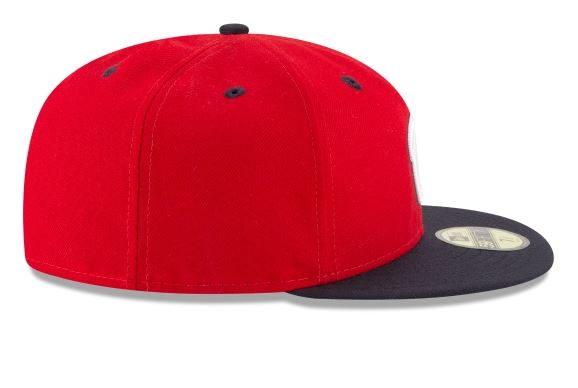WASHINGTON NATIONALS ALTERNATE 5 COLLECTION 59FIFTY FITTED-ON-FIELD COLLECTION-RED