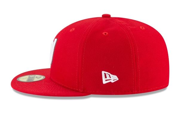 WASHINGTON NATIONALS HOME COLLECTION 59FIFTY FITTED-ON-FIELD COLLECTION-RED