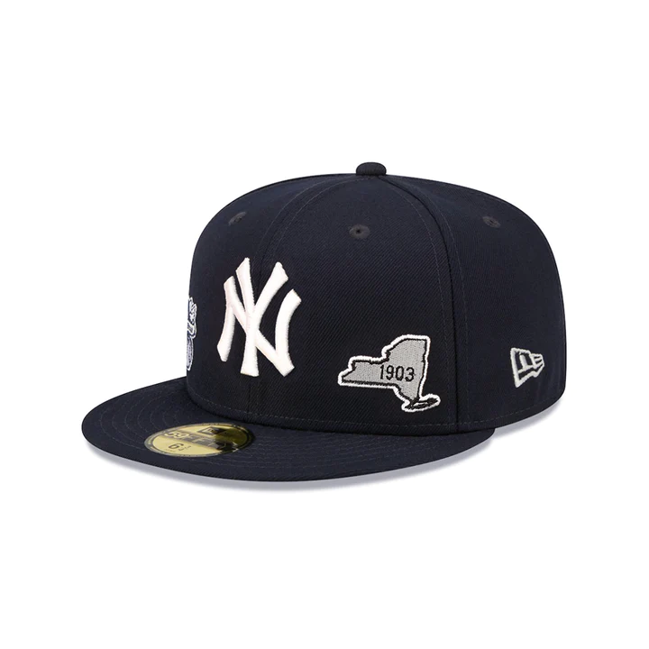 New Era New York Yankees Identity 59Fifty Fitted Hat- Navy