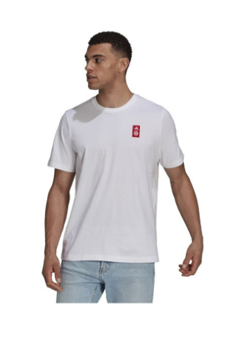 Adidas FC Bayern Munich Street T-Shirt - White