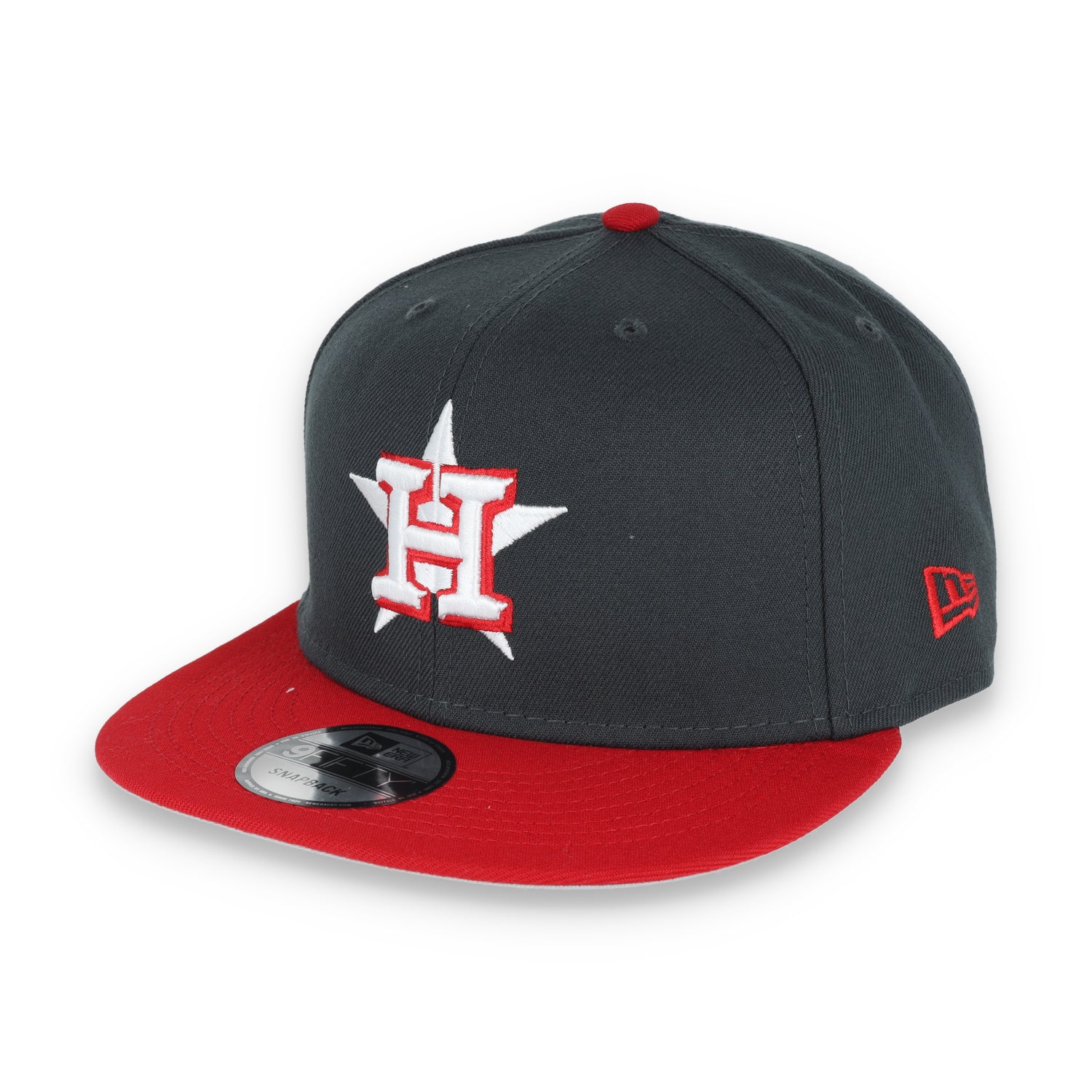 New Era Houston Astros 2-Tone Color Pack 9FIFTY Snapback Hat-Grey/Scarlet