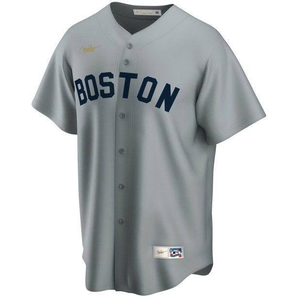 Nike Boston Red Sox Road Cooperstown Collection Team Jersey - Gray