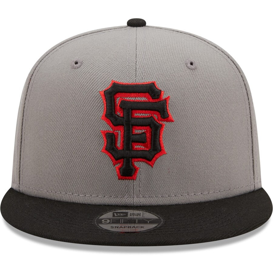 San Francisco Giants New Era Color Pack 2-Tone 9FIFTY Snapback Hat-Grey/Red