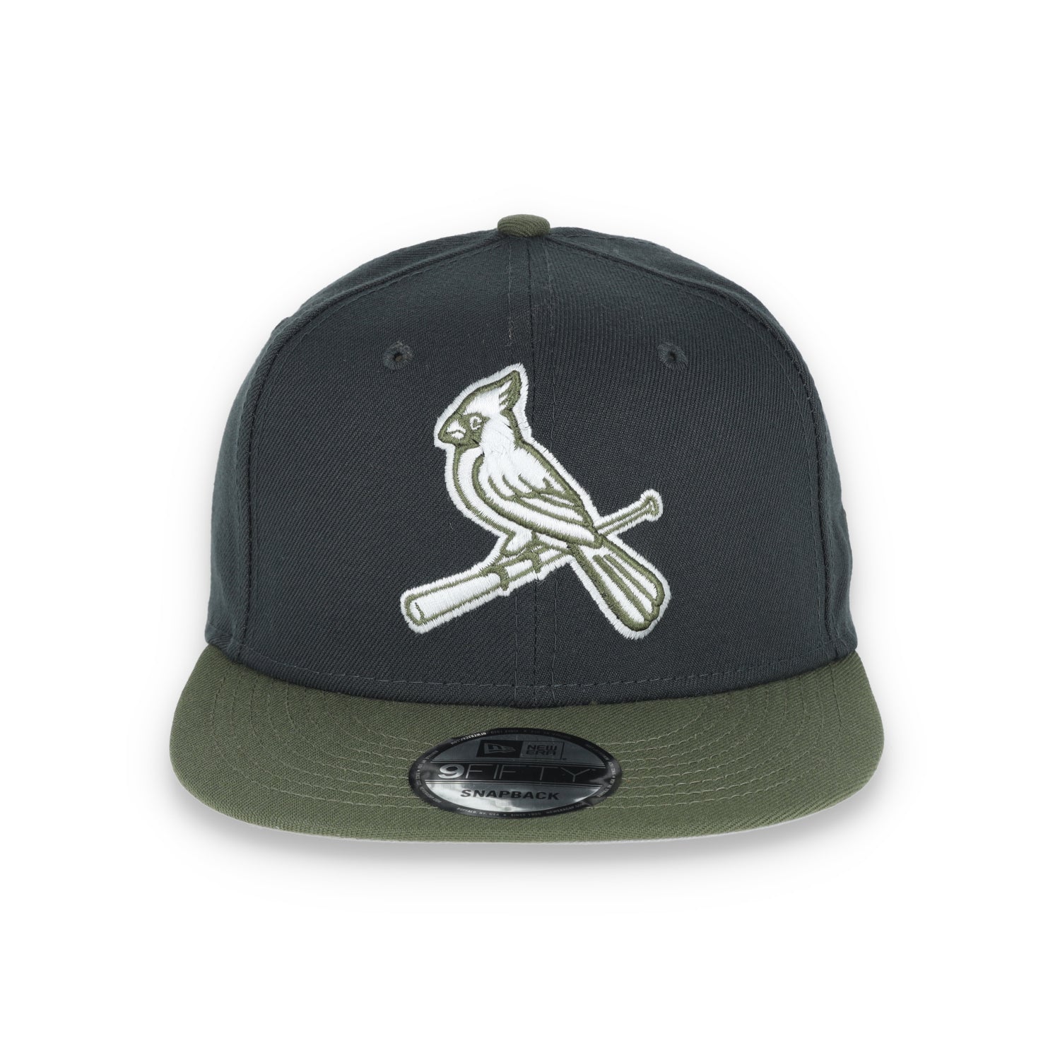 New Era St. Louis Cardinals 2-Tone Color Pack 9FIFTY Snapback Hat- Grey/Olive