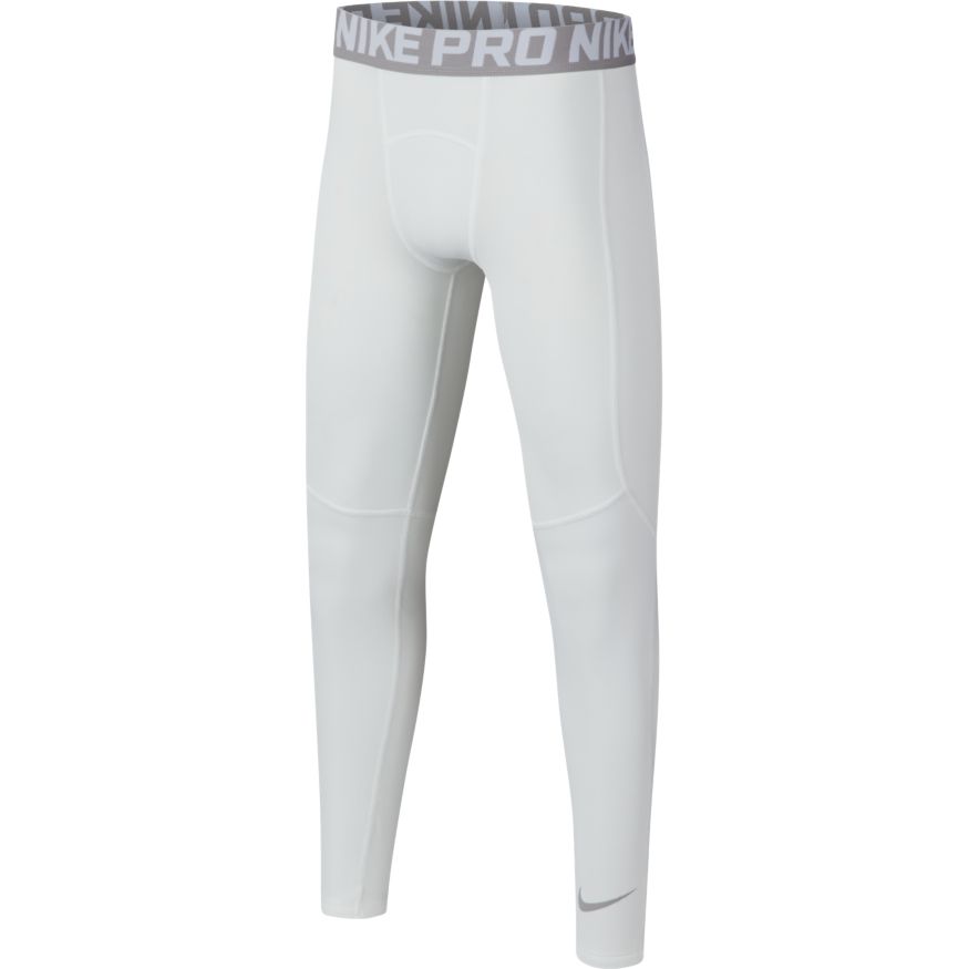 Nike Youth Pro Dri-Fit Training Tights-White
