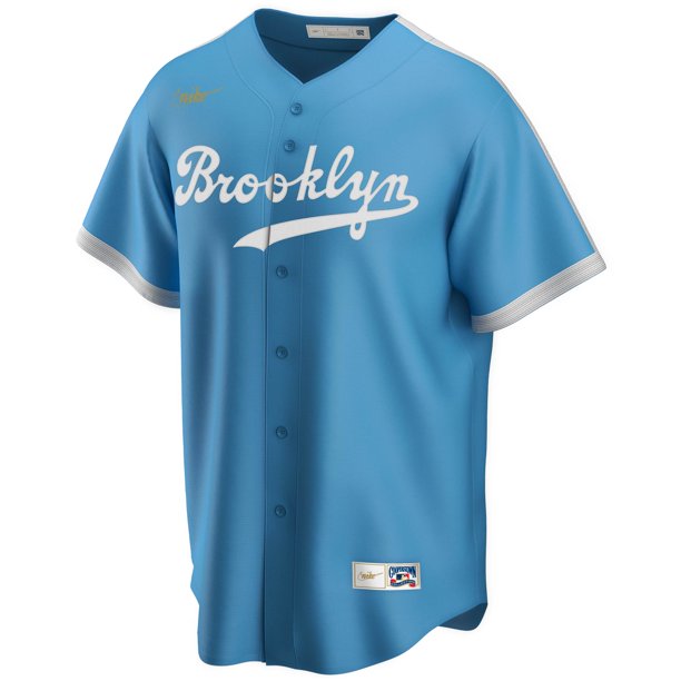 Nike Brooklyn Dodgers Alternate Cooperstown Collection Team Jersey - Light Blue