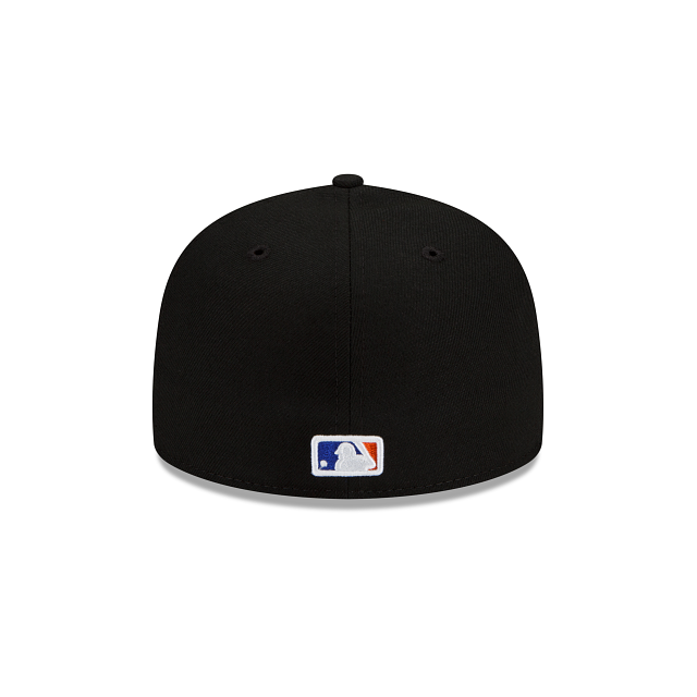 NEW YORK METS ALTERNATE AUTHENTIC COLLECTION 59FIFTY FITTED-ON-FIELD COLLECTION-BLACK
