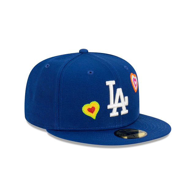 NEW ERA LOS ANGELES DODGERS CHAINSTITCH HEART 59FIFTY FITTED HAT