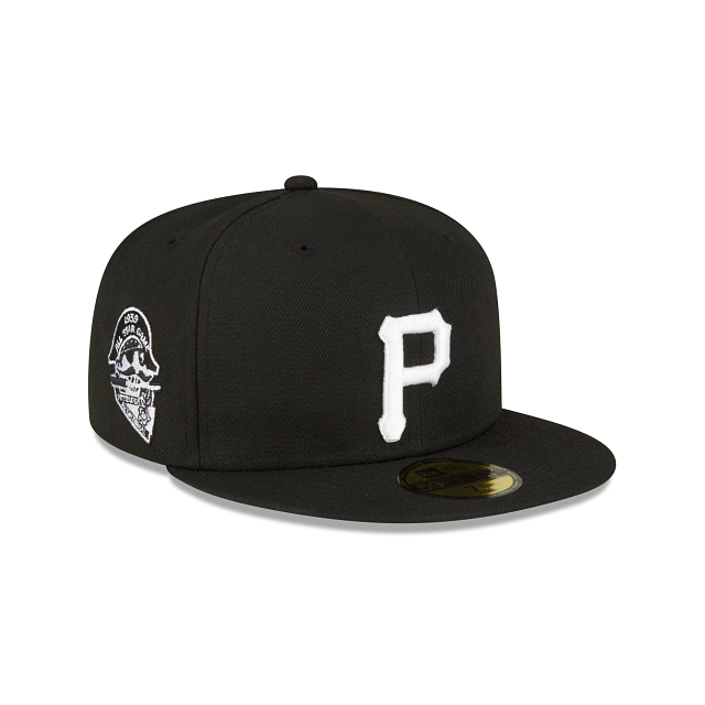 NEW ERA PITTSBURGH PIRATES ALL-STAR GAME SIDE PATCH  59FIFTY-BLACK AND WHITE FITTED