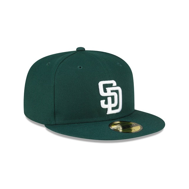 New Era San Diego Padres 59FIFTY Fitted Hat- Dark Green