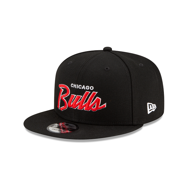 Chicago Bulls New Era Script Up Edition 9FIFTY Snap Hat