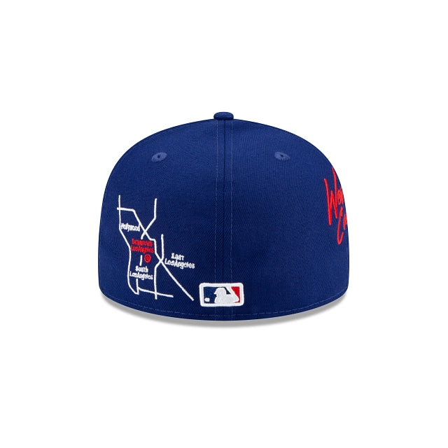 New Era Los Angeles Dodgers MLB City Transit Official Team Colours 59FIFTY Fitted