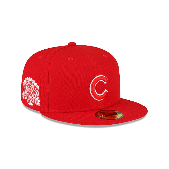 NEW ERA CHICAGO CUBS ALL-STAR SIDE PATCH 59FIFTY FITTED HAT-SCARLET