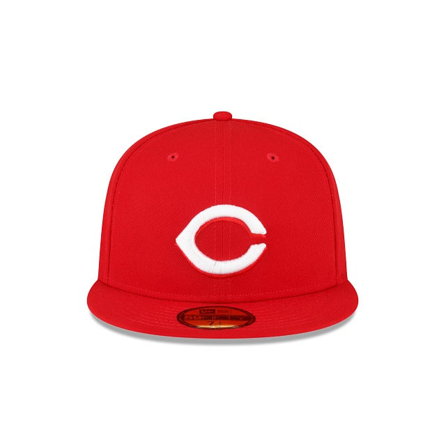 NEW ERA CINCINNATI REDS 1990 WORLD SERIES SIDE PATCH 59FIFTY FITTED HAT-SCARLET