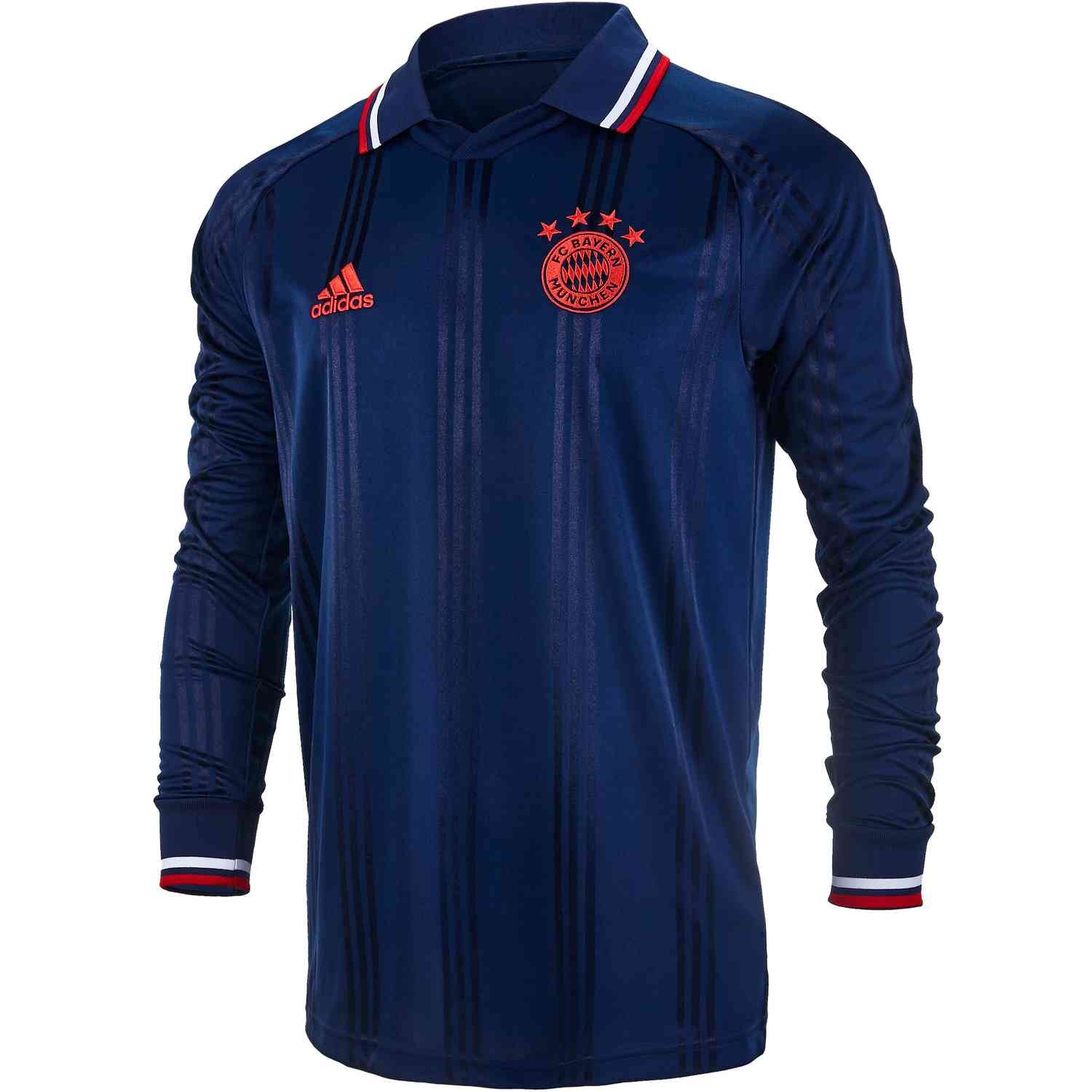 Adidas F.C. Bayern Munich Icon Long Sleeve Jersey