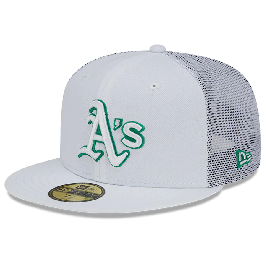 New Era Oakland Athletics  2022 Batting Practice 59FIFTY Fitted Hat - White