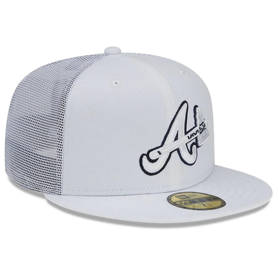 New Era Atlanta Braves 2022 Batting Practice 59FIFTY Fitted Hat - White