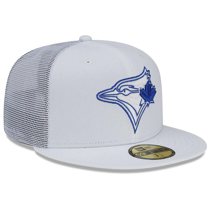 New Era Toronto Blue Jays Royal 2022 Batting Practice 59FIFTY Fitted Hat-White