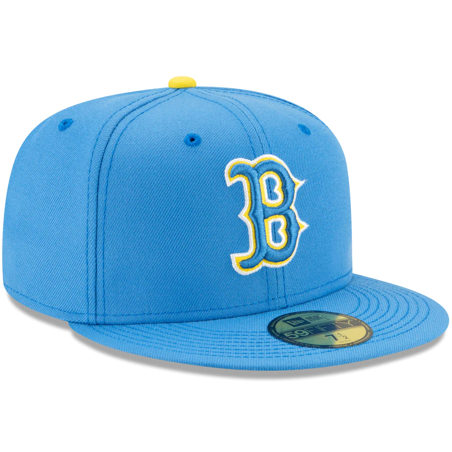 New Era Boston Red Sox City Connect 59FIFTY Fitted Hat- Light Blue