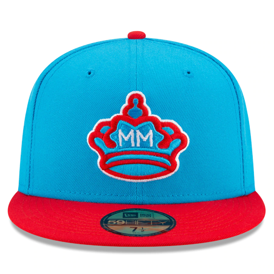 New Era Miami Marlins City Connect 59FIFTY Fitted Hat-Blue/Red