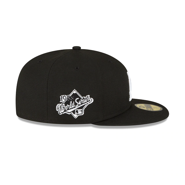 New Era Los Angeles Dodgers 1988 World Series Side Patch FITTED 59FIFTY-BLACK AND WHITE
