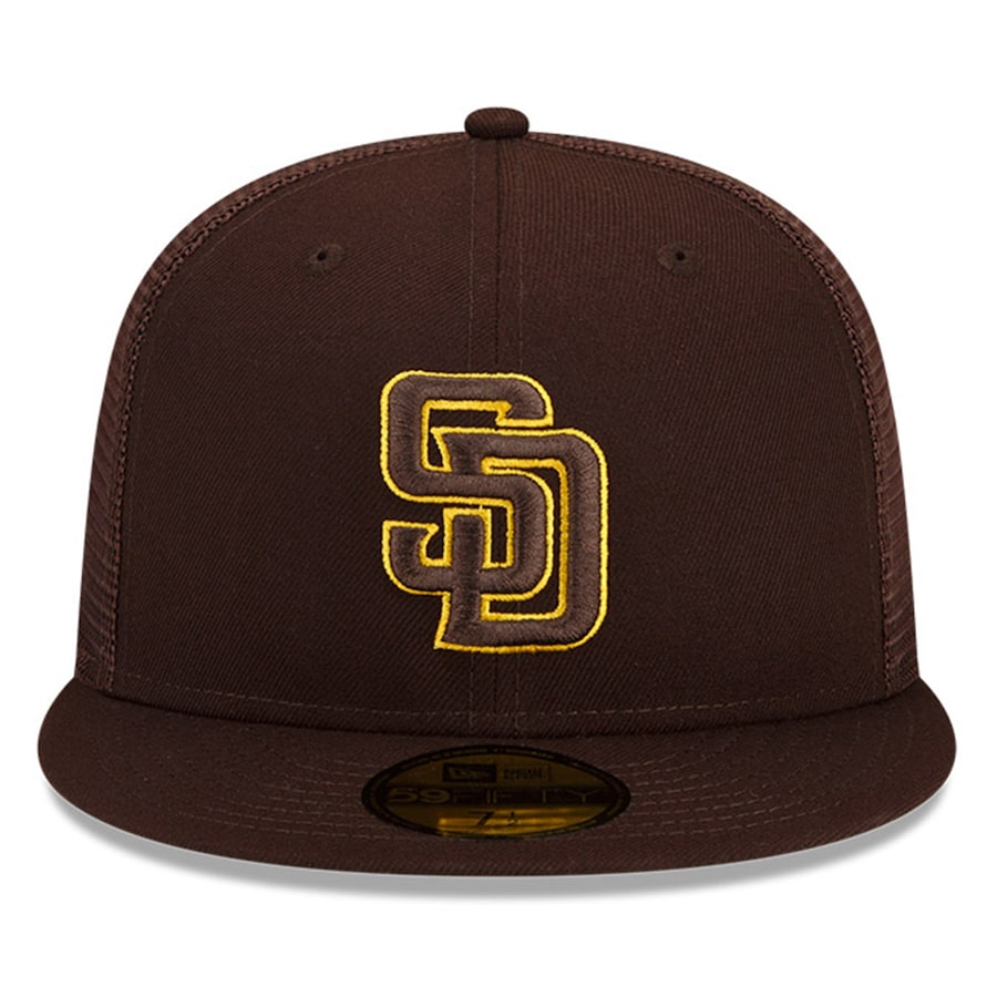 San Diego Padres New Era 2022 Batting Practice 59FIFTY Fitted Hat - Brown