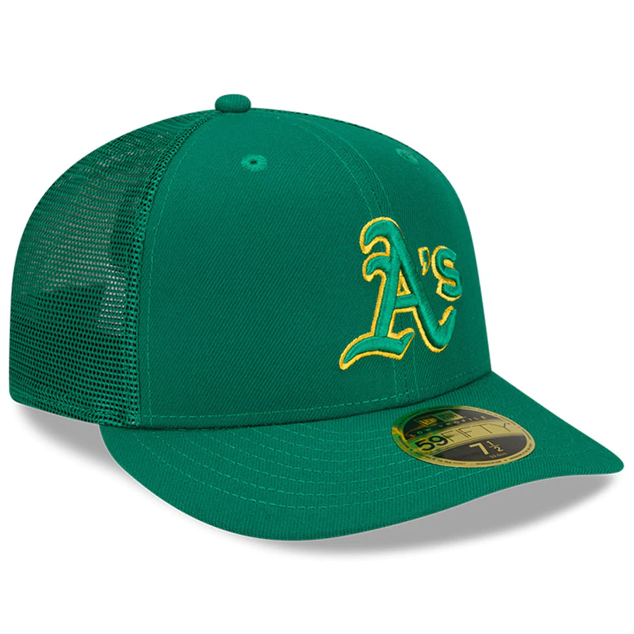 Oakland Athletics New Era 2022 Batting Practice Low Profile 59FIFTY Fitted Hat - Green