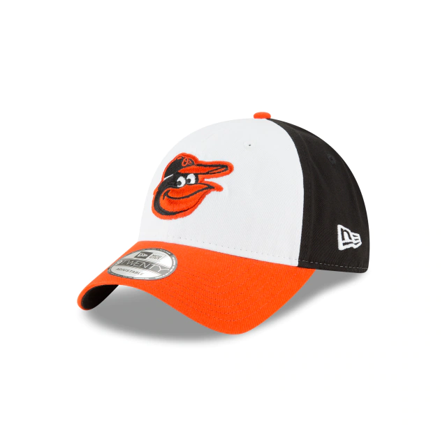 New Era Baltimore Orioles Logo League 9Twenty Adjustable Hat-White