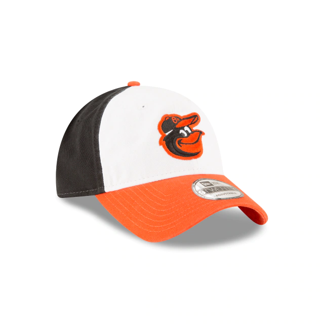 New Era Baltimore Orioles Logo League 9Twenty Adjustable Hat-White