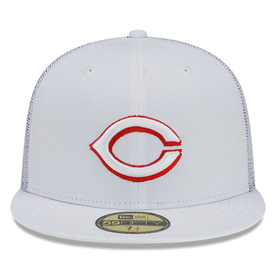 Cincinnati Reds New Era 2022 Batting Practice 59FIFTY Fitted Hat - White