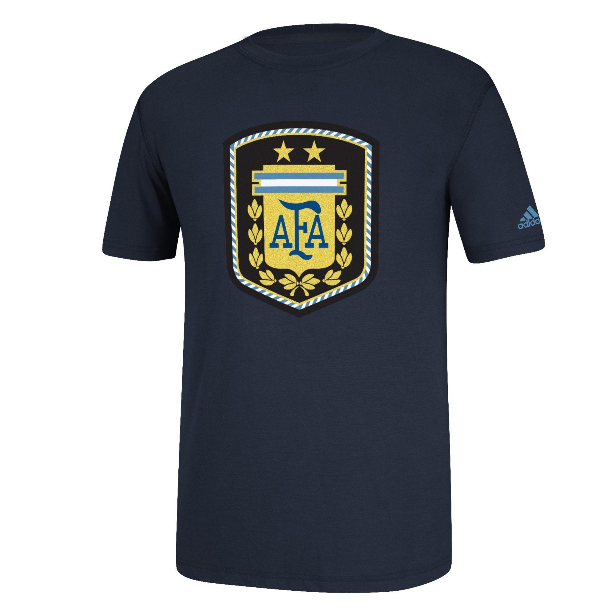 Argentina adidas Futbol Crest T-Shirt - Blue