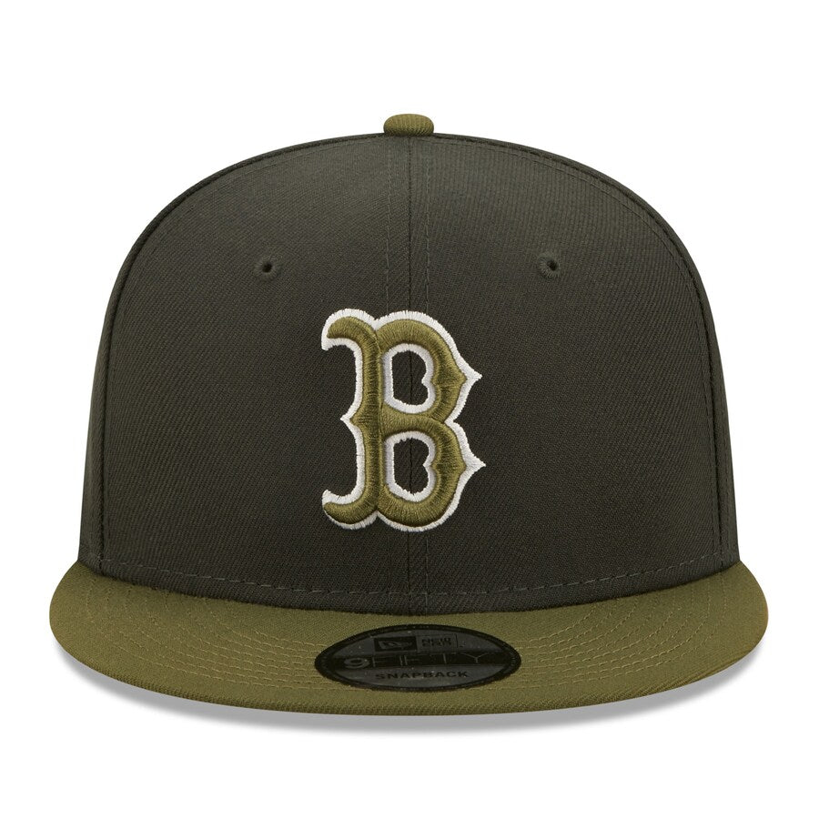 Boston Red Sox 2-Tone Color Pack 9FIFTY Snapback Hat- Grey/Scarlet