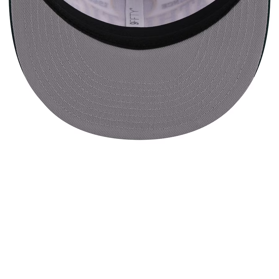 New Era Oakland Athletics Dodgers Crest 9FIFTY Snapback Hat - White/Green