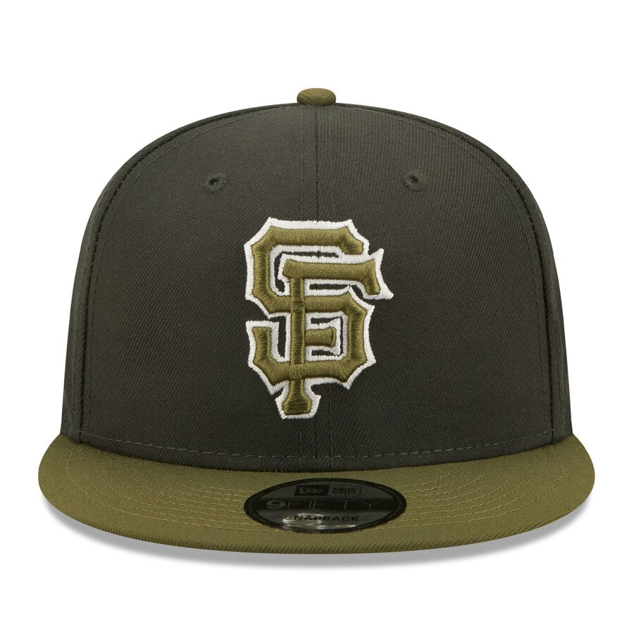 New Era San Francisco Giants 2-Tone Color Pack 9FIFTY Snapback Hat-Grey/Olive