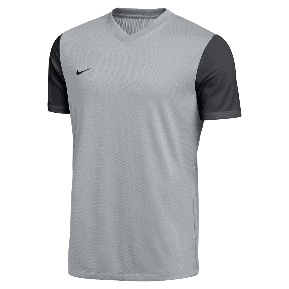 Nike Dri-Fit Short Sleeve Tiempo Premier II Jersey-Wolf Grey/Black