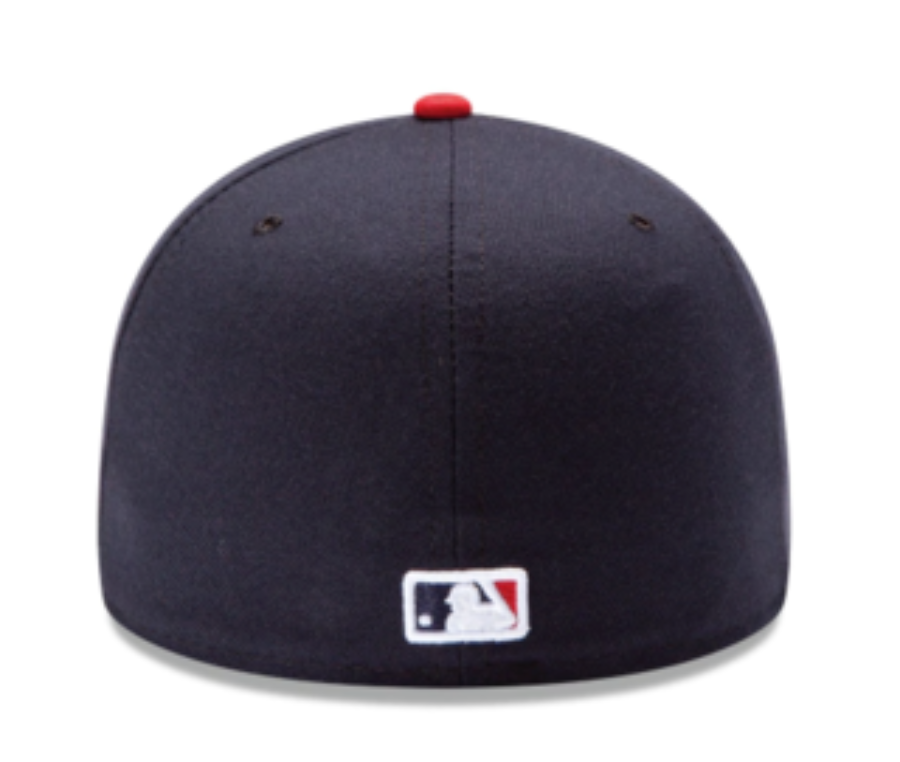 ATLANTA BRAVES NEW ERA HOME AUTHENTIC COLLECTION 59FIFTY FITTED-ON-FIELD COLLECTION -BLUE/RED