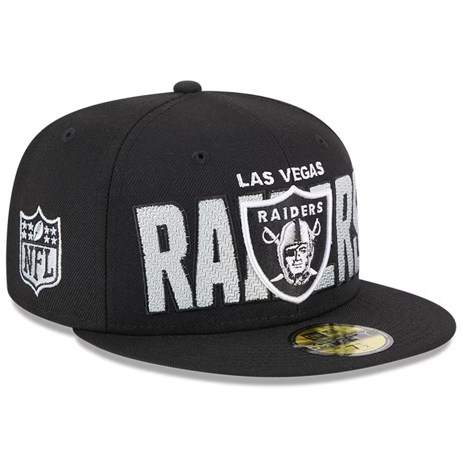 New Era Las Vegas Raiders 2023 NFL Draft 59FIFTY Fitted Hat