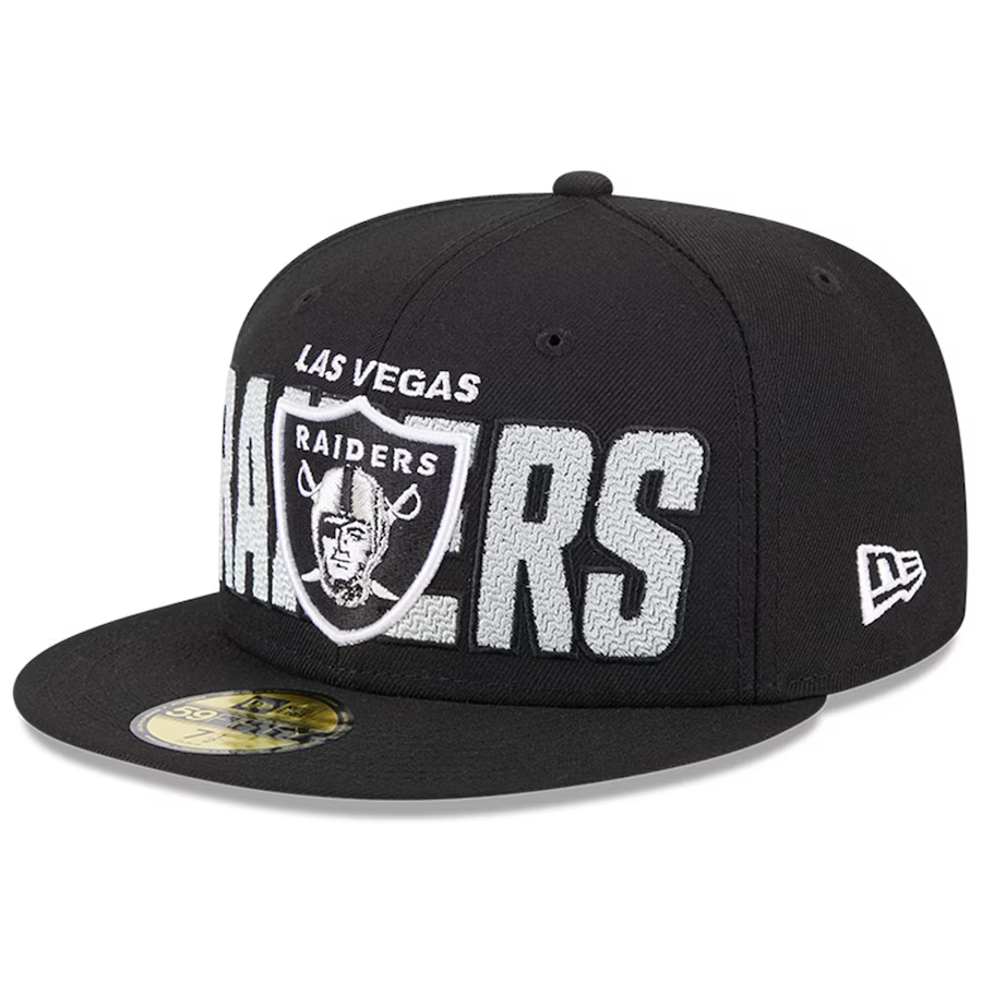 New Era Las Vegas Raiders 2023 NFL Draft 59FIFTY Fitted Hat