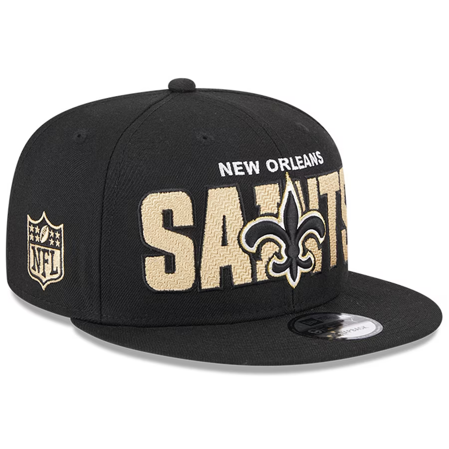 New Era Men's New Orleans Saints 2023 NFL Draft 9FIFTY Snapback-Black