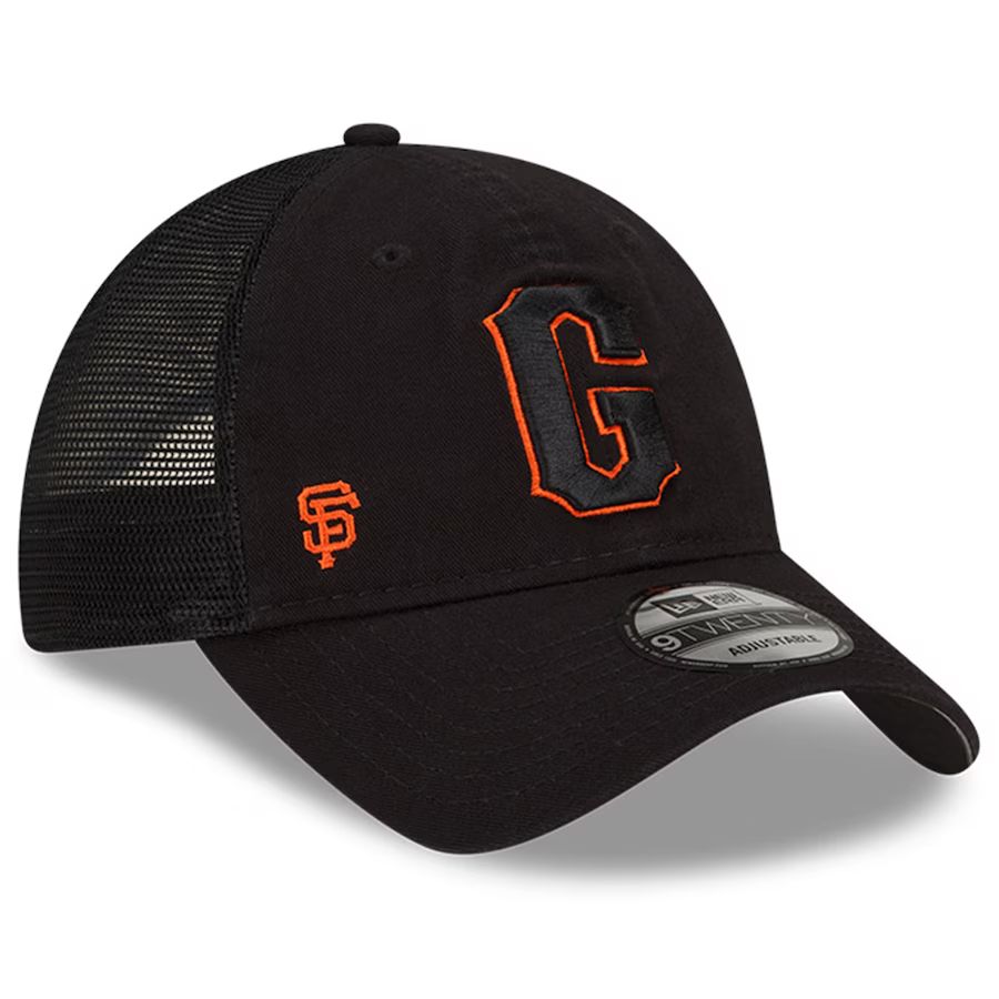 New Era San Francisco Giants Batting Practice 9TWENTY Adjustable Hat -Black