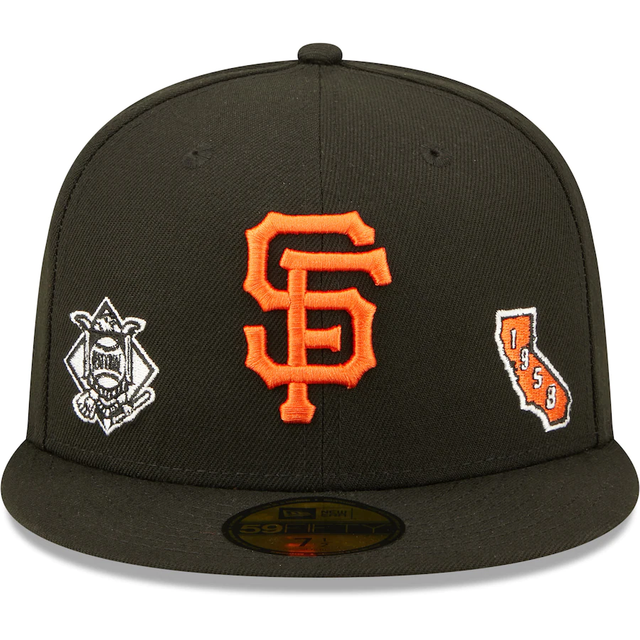 New Era San Francisco Giants Identity 59FIFTY Fitted Hat - Black