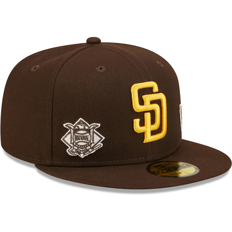 New Era San Diego Padres Identity 59FIFTY Fitted Hat - Brown