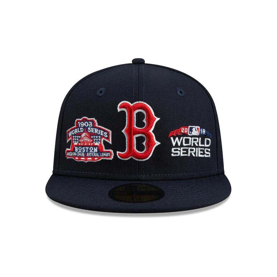 New Era Boston Red Sox Historic 9X World Series Champions 59FIFTY Fitted Hat