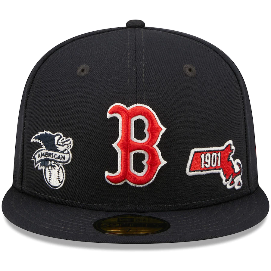 New Era Boston Red Sox Identity 59FIFTY Fitted Hat - Navy